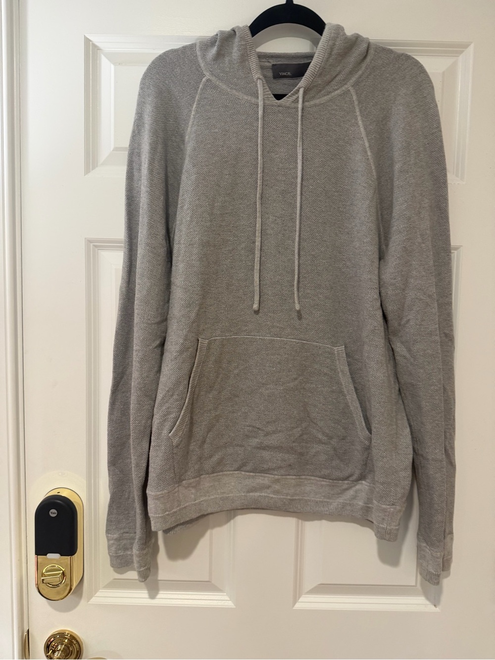 Vince Heather Gray Pullover Hoodie